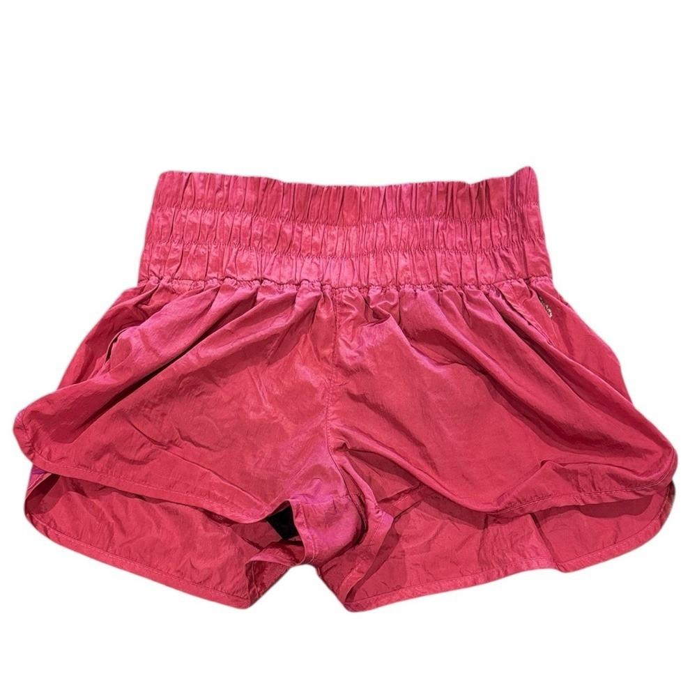 FP MOVEMENT Neon Magenta Pink The Way Home High Rise Running Shorts Size Small